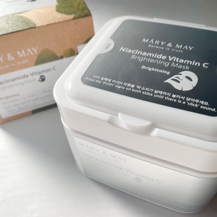 ナイアシンアミドビタミンC ブライトニングマスク/MARY&MAY/シートマスク・パックを使ったクチコミ(2枚目)