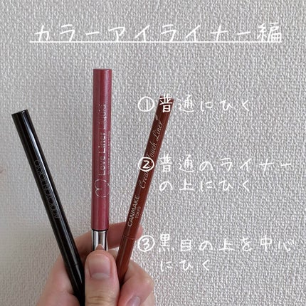 ザ カラー リキッド アイライナー 101 Cloudy Sunset/ADDICTION/リキッドアイライナーを使ったクチコミ(2枚目)