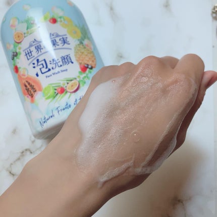 世界の果実 すっきり泡洗顔/世界の果実/泡洗顔を使ったクチコミ(8枚目)