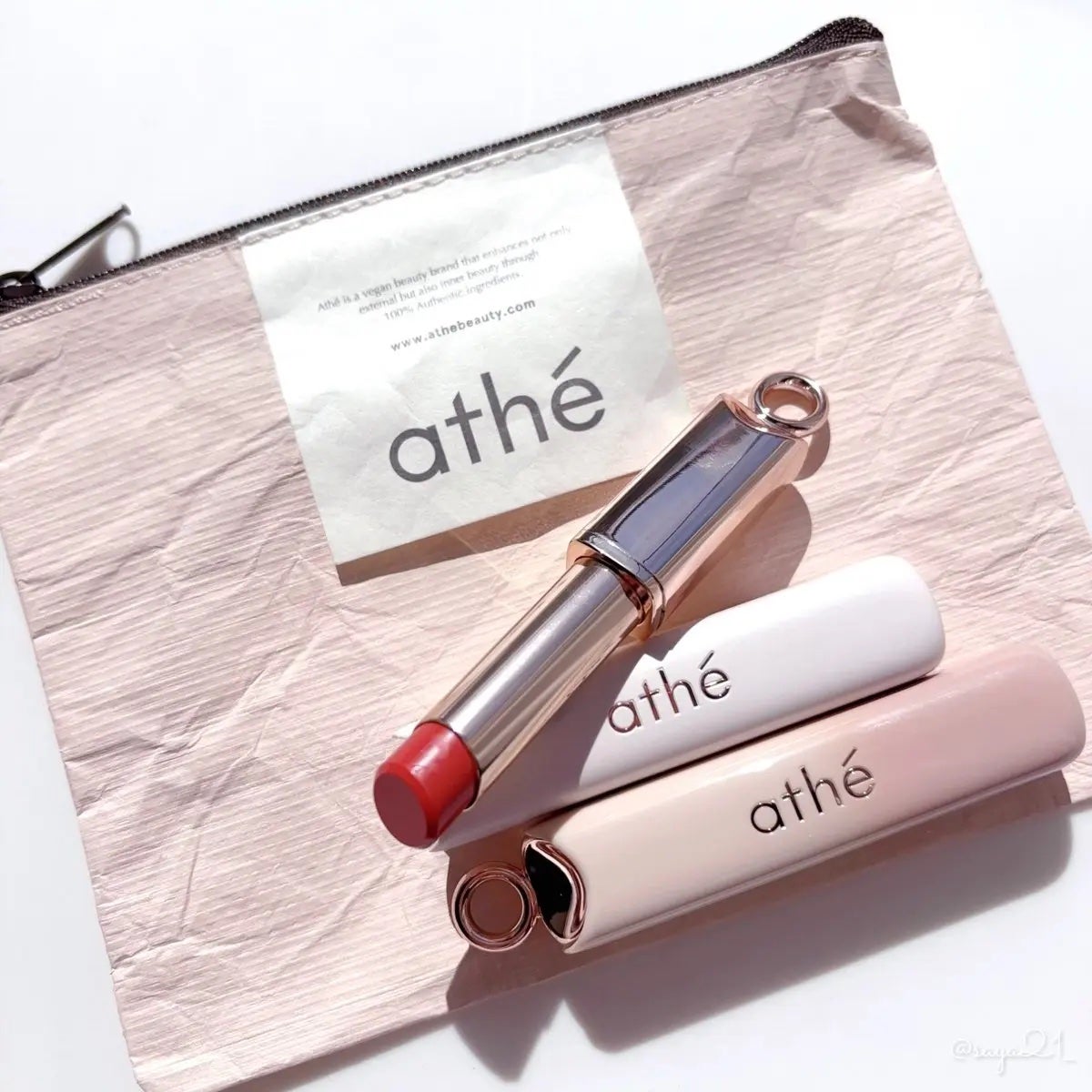 オーセンティック リップ バーム/athé/口紅を使ったクチコミ(1枚目)