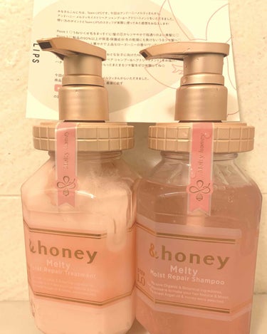 &honey Melty モイストリペア シャンプー1.0／モイストリペア ヘアトリートメント2.0/&honey/シャンプー・コンディショナーを使ったクチコミ（1枚目）