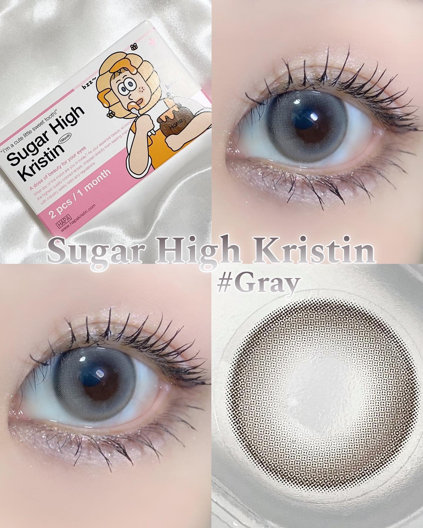 Suger High Kristin/Hapa kristin/カラーコンタクトレンズを使ったクチコミ(1枚目)