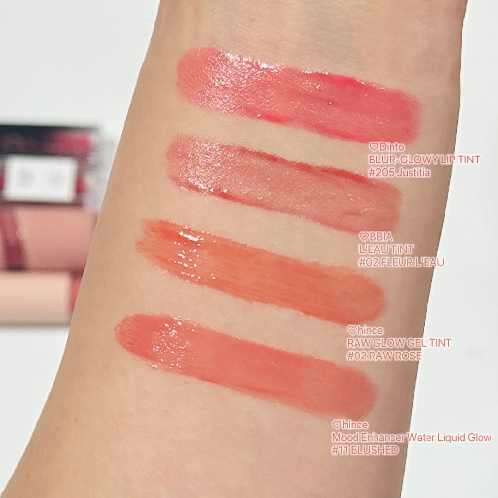 ムードインハンサーウォーターリキッドグロウ/hince/口紅を使ったクチコミ(2枚目)