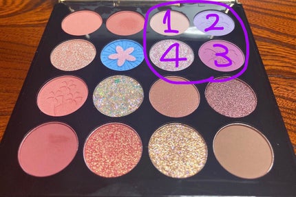 イメージ「マヤ」 アイシャドウパレット/ZEESEA/アイシャドウパレットを使ったクチコミ(2枚目)