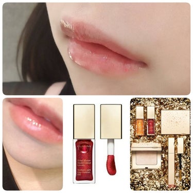 コンフォート リップオイル  09 red berry glam（限定） /CLARINS/リップグロスを使ったクチコミ（1枚目）