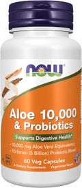 Aloe 10,000&Probiotics / Now Foods