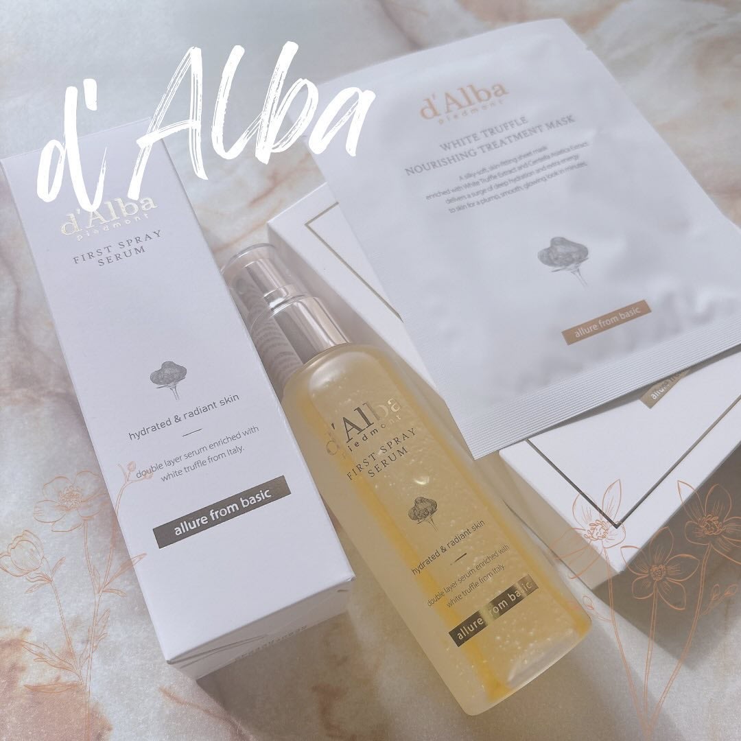 ダルバ ホワイトトリュフファーストスプレーセラム/ダルバ/ミスト状化粧水を使ったクチコミ(1枚目)