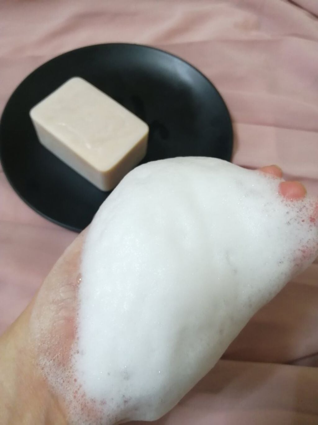 薔薇はちみつ石鹸/麗凍化粧品/洗顔石鹸を使ったクチコミ(2枚目)