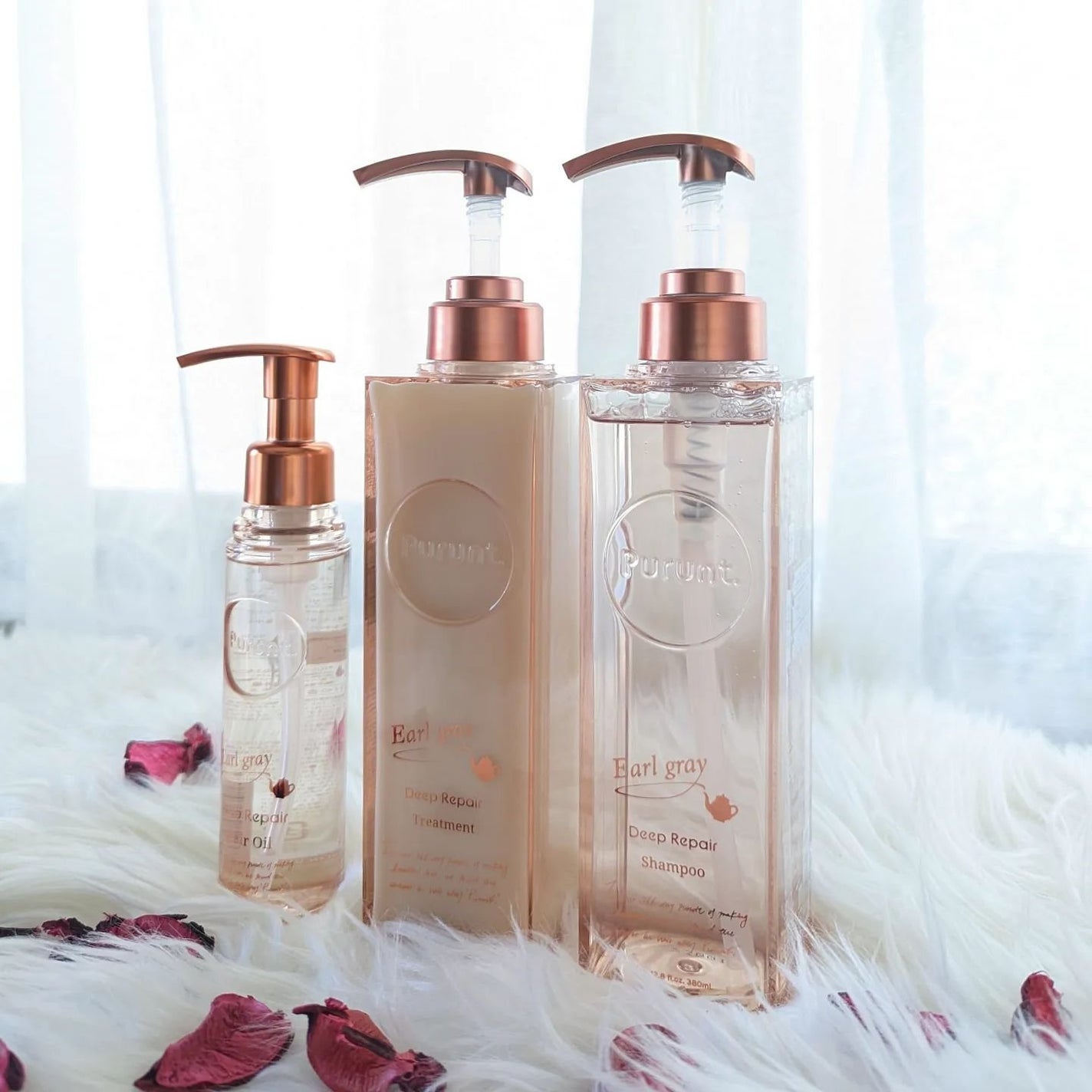 プルント ディープリペアペアセット アールグレイ N/Purunt./市販シャンプーを使ったクチコミ(8枚目)