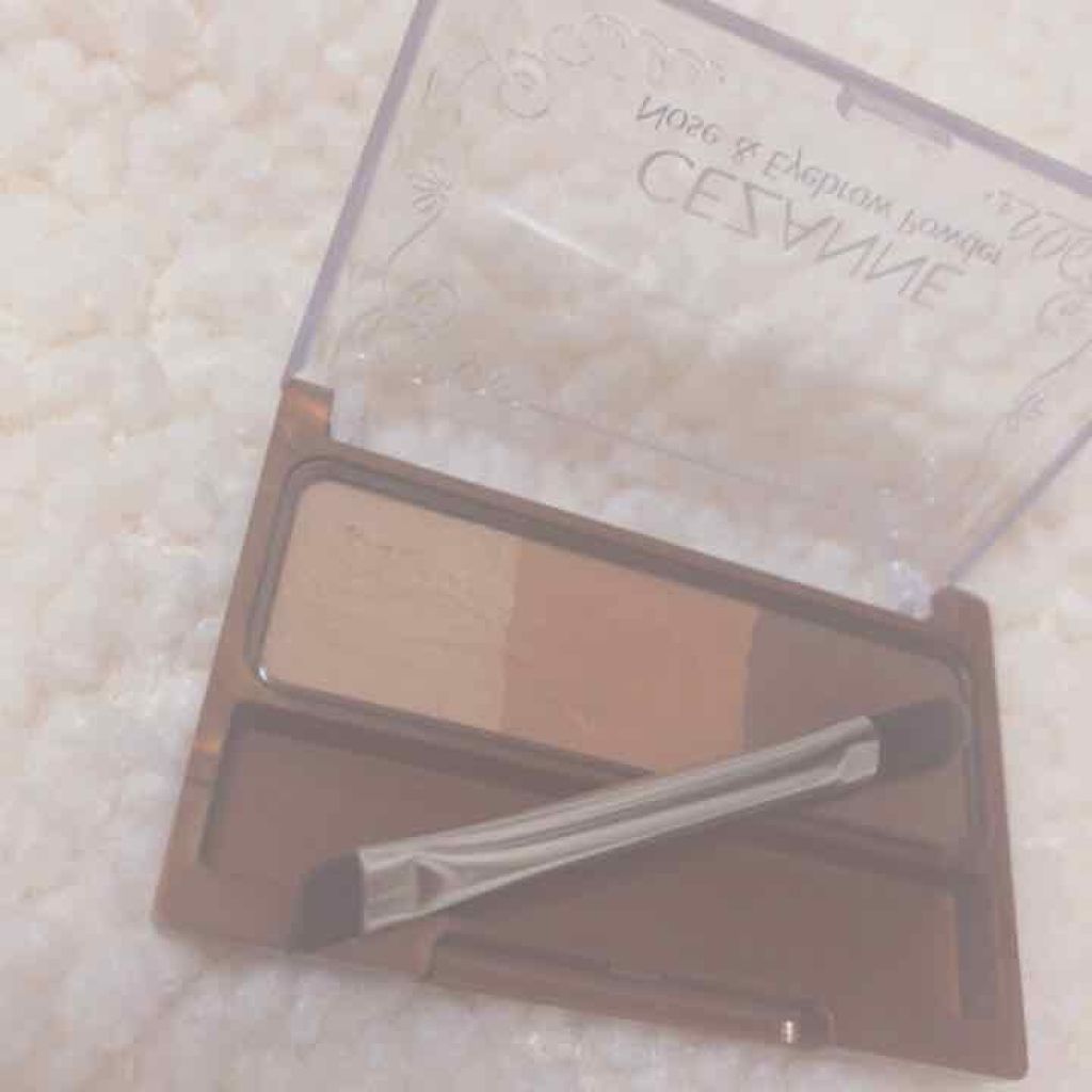 ノーズ＆アイブロウパウダー/CEZANNE/パウダーアイブロウを使ったクチコミ（2枚目）