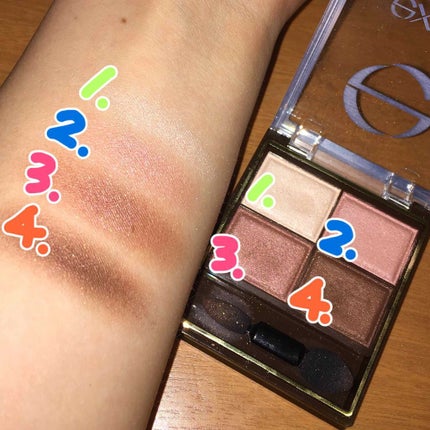 スキニーリッチシャドウ/excel/アイシャドウパレットを使ったクチコミ(1枚目)