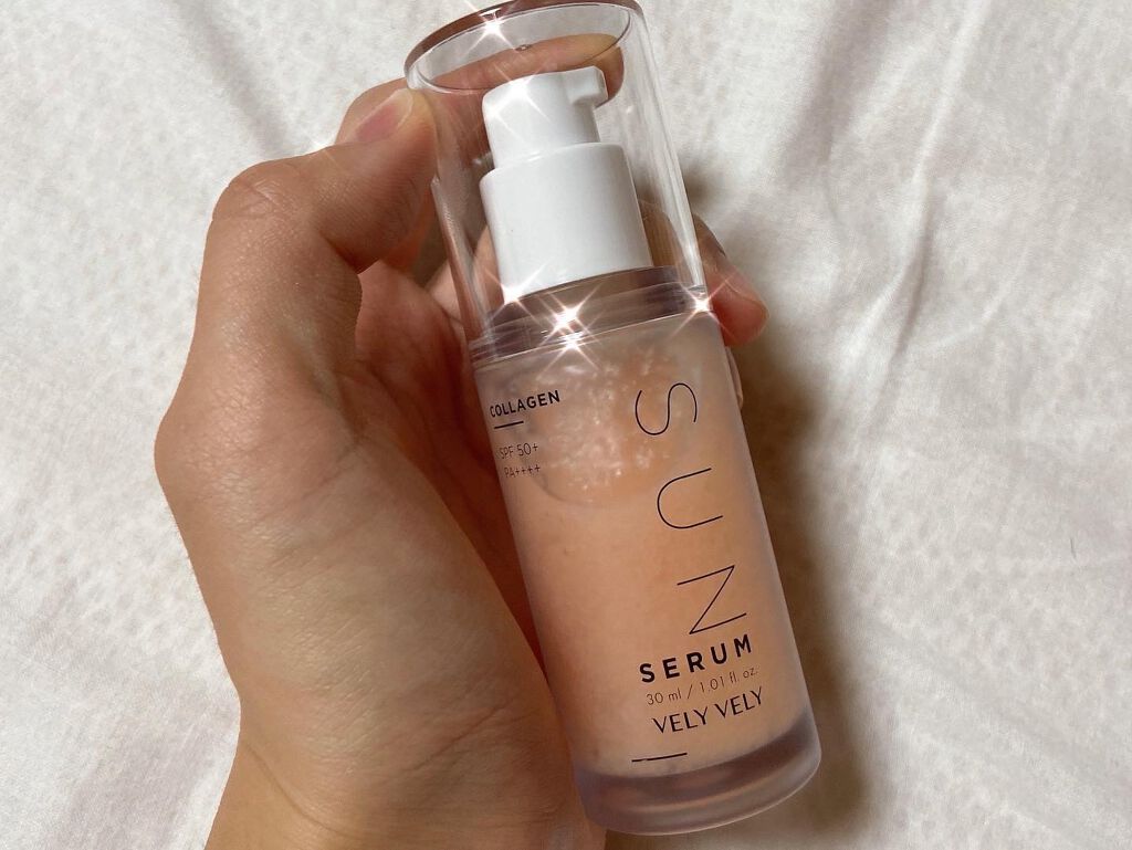 ハリケアコラーゲンサンセラム/VELY VELY/日焼け止めジェルを使ったクチコミ（2枚目）