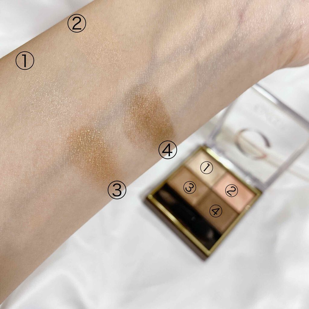 スキニーリッチシャドウ/excel/アイシャドウパレットを使ったクチコミ（3枚目）