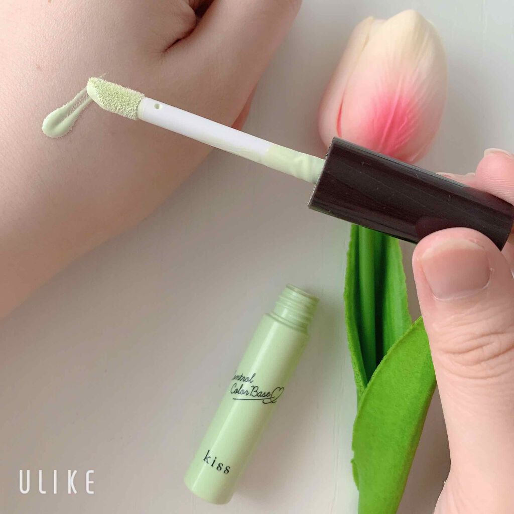 コントロールカラーベース 04 グリーン(Green)/KiSS/化粧下地を使ったクチコミ（2枚目）