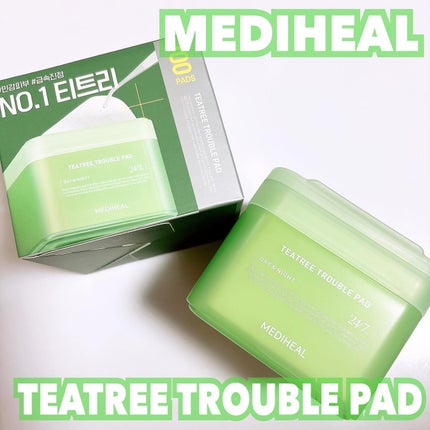 ティーツリー トラブルパッド/MEDIHEAL/トナーパッドを使ったクチコミ(1枚目)
