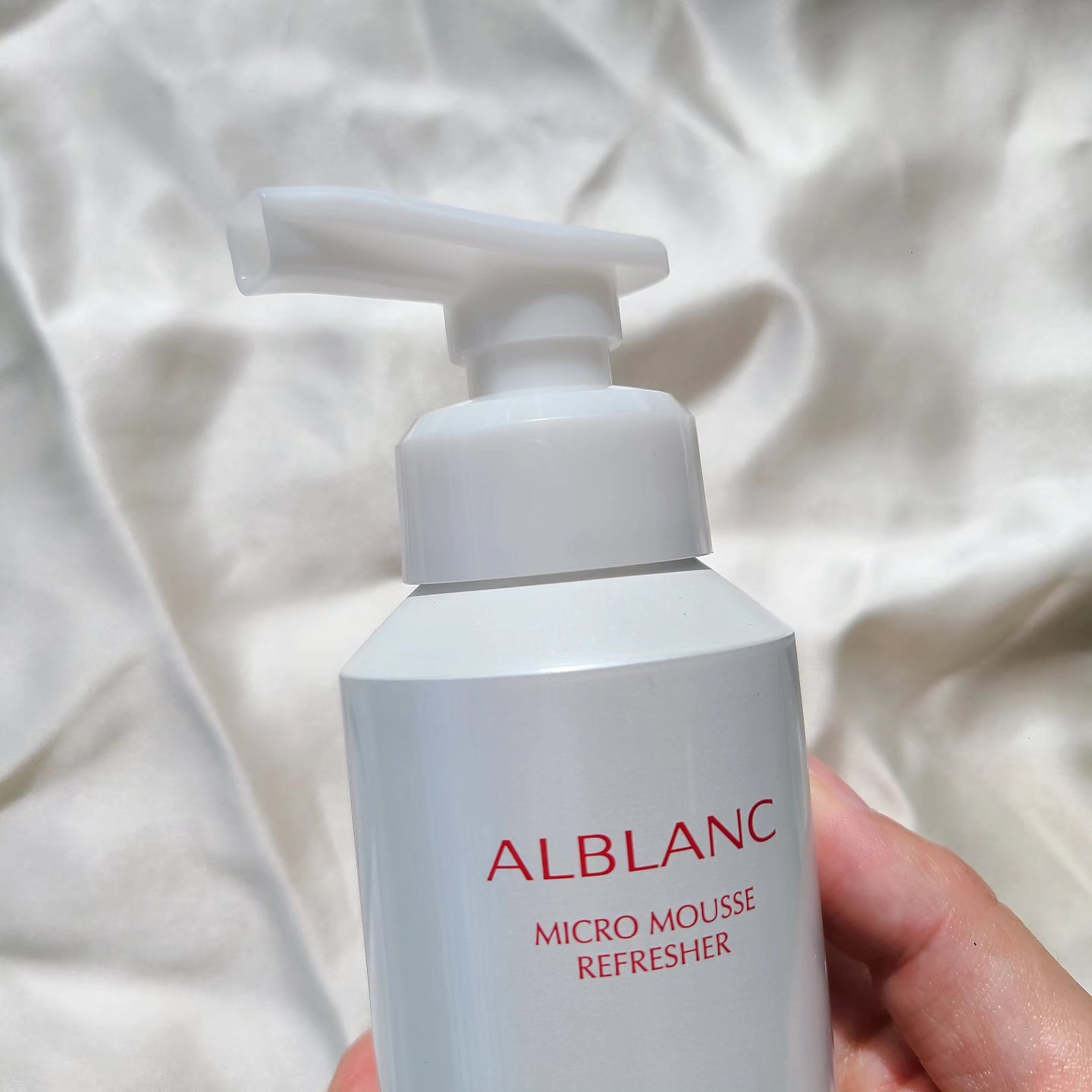 マイクロムース リフレッシャー/ALBLANC/泡洗顔を使ったクチコミ（2枚目）