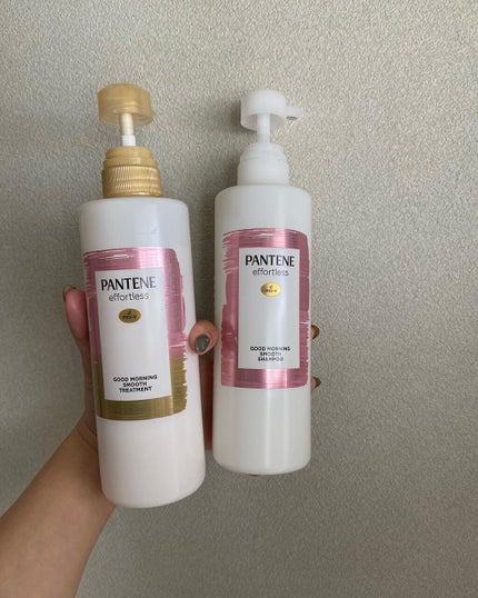 パンテーン エフォートレス グッドモーニング スムース シャンプー/トリートメント/パンテーン/市販シャンプーを使ったクチコミ(1枚目)
