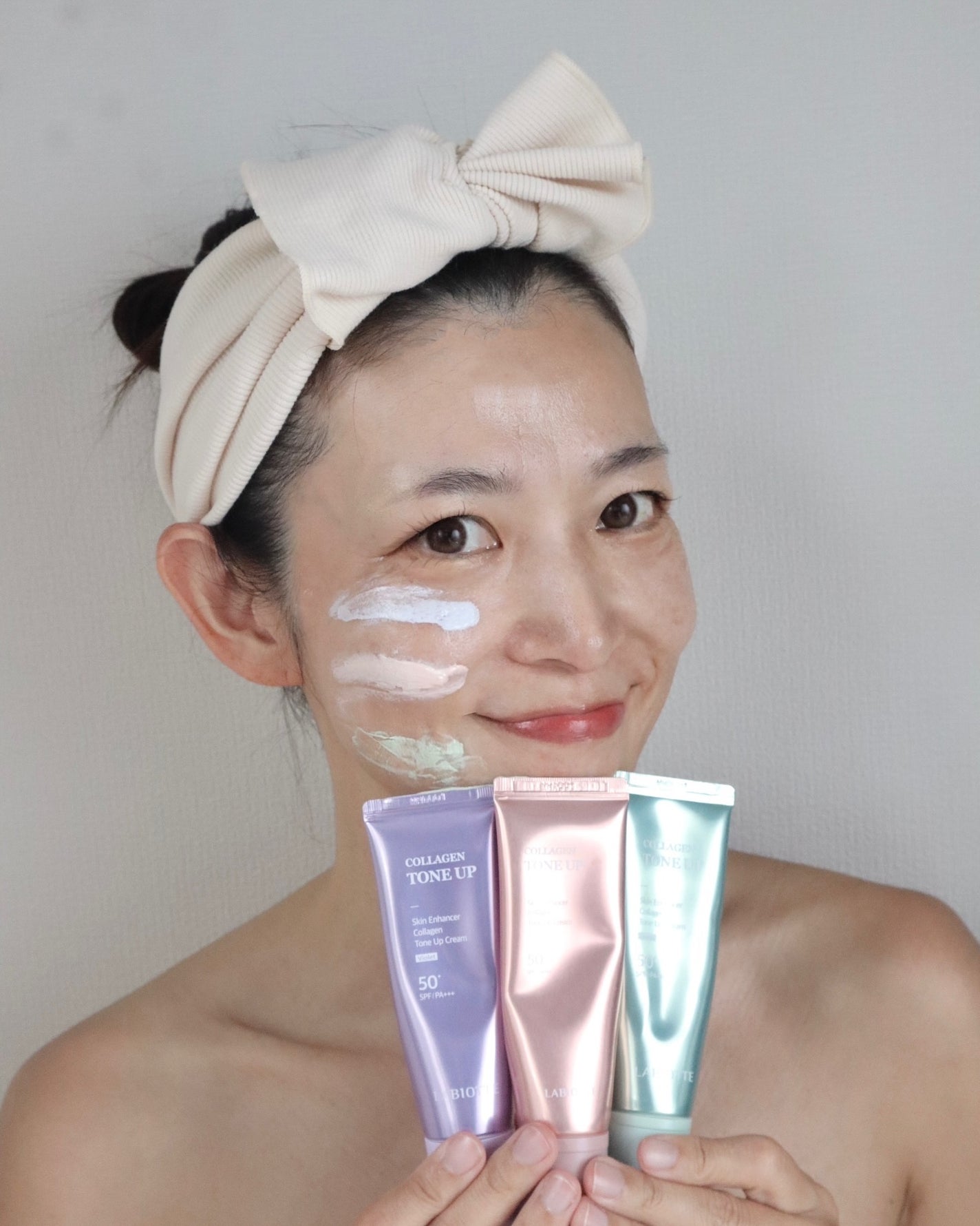 スキンエンハンサーコラーゲントーンアップクリーム/LABIOTTE/日焼け止めクリームを使ったクチコミ(2枚目)