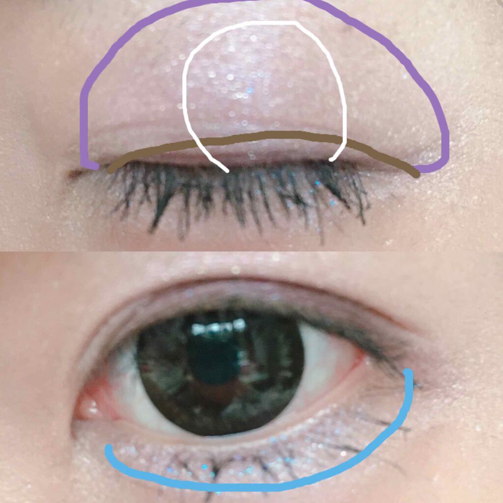 シャイニーシャドウ N/excel/単色アイシャドウを使ったクチコミ(3枚目)