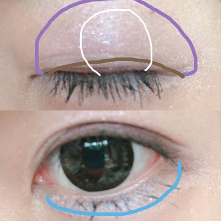 シャイニーシャドウ N/excel/単色アイシャドウを使ったクチコミ(3枚目)