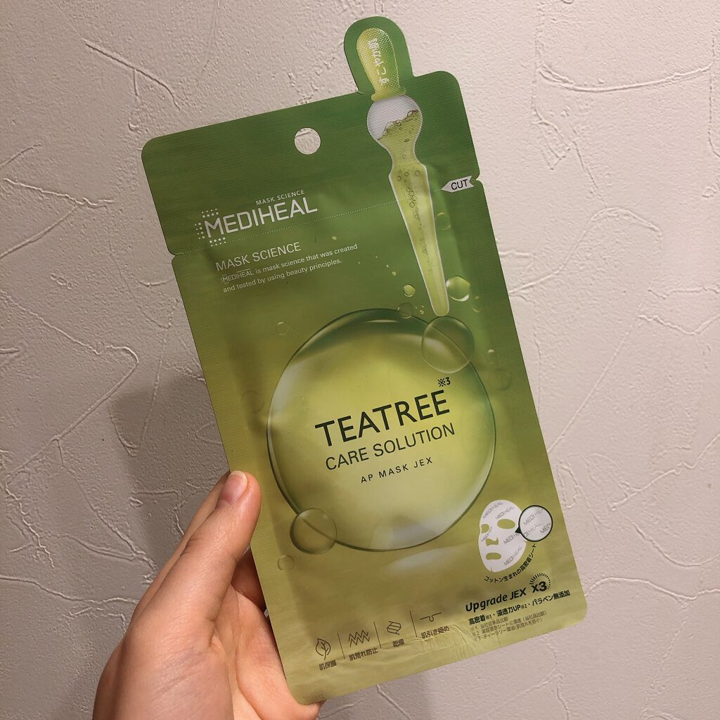 ティーツリーケアソリューション アンプルマスクJEX/MEDIHEAL/シートマスク・パックを使ったクチコミ(1枚目)