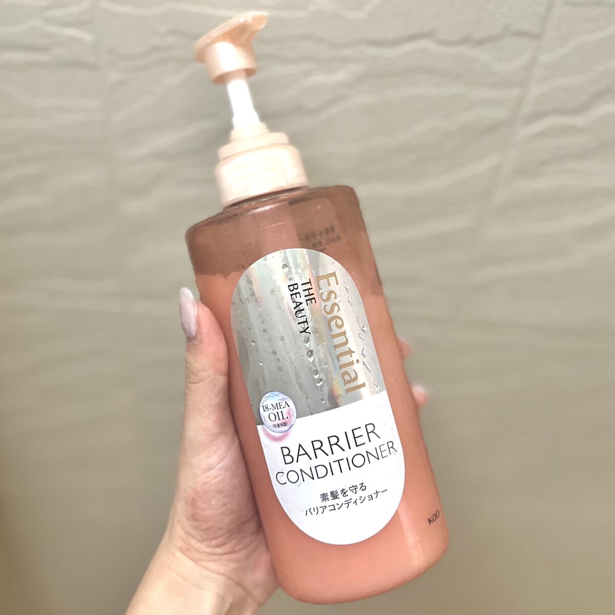 ザビューティ 髪のキメ美容素髪を守る バリアシャンプー/コンディショナー/エッセンシャル/シャンプー・コンディショナーを使ったクチコミ（1枚目）