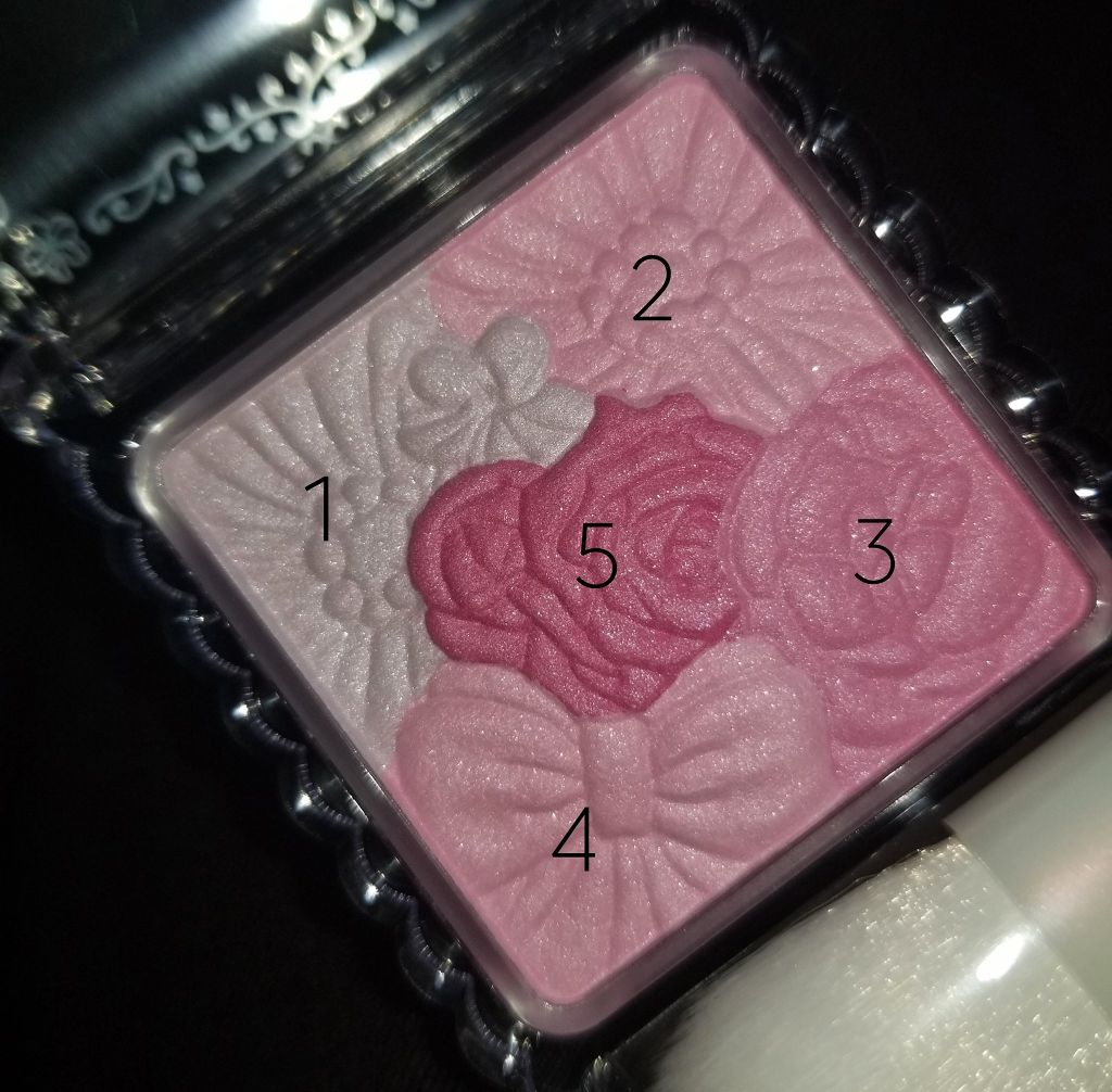 グロウフルールチークス/キャンメイク/パウダーチークを使ったクチコミ(2枚目)