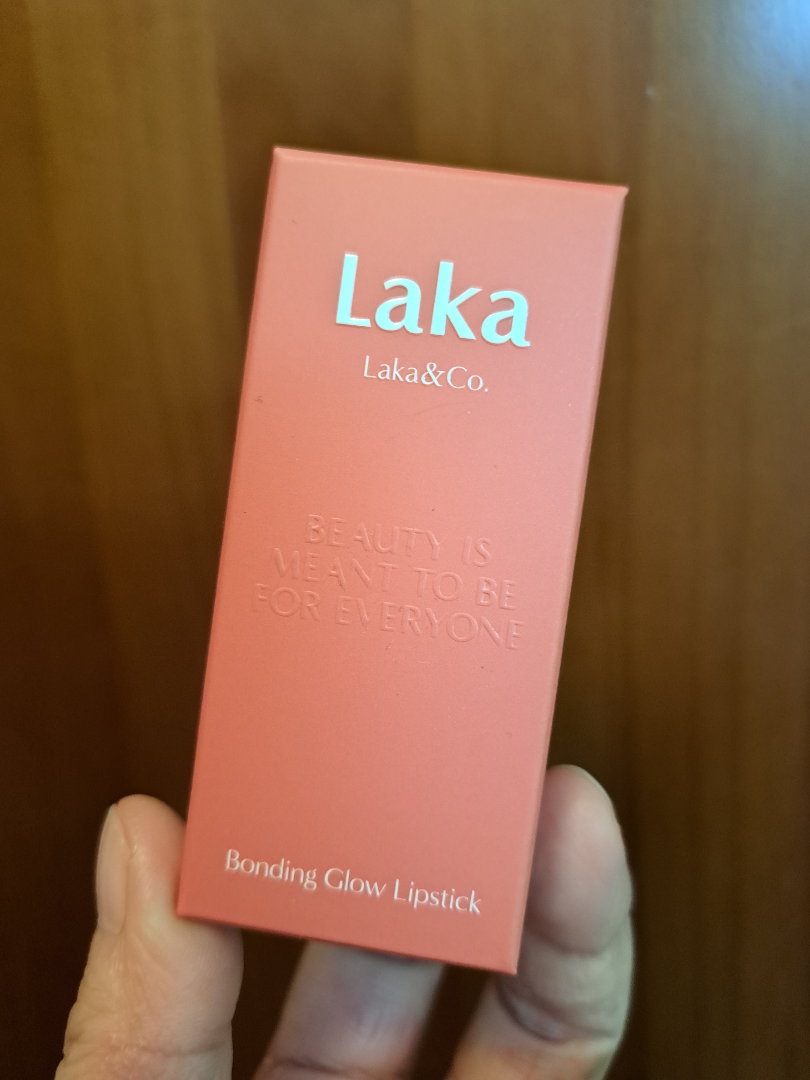 ボンディンググロウリップスティック 214 ミンゴ/Laka/口紅を使ったクチコミ（3枚目）