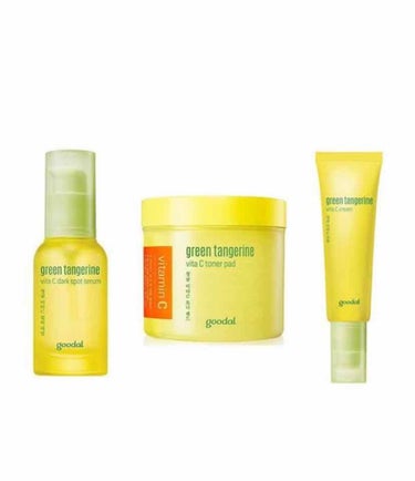 グーダルVクリーム(goodal GREEN TANGERINE V CREAM SET)/goodal/フェイスクリームを使ったクチコミ（1枚目）