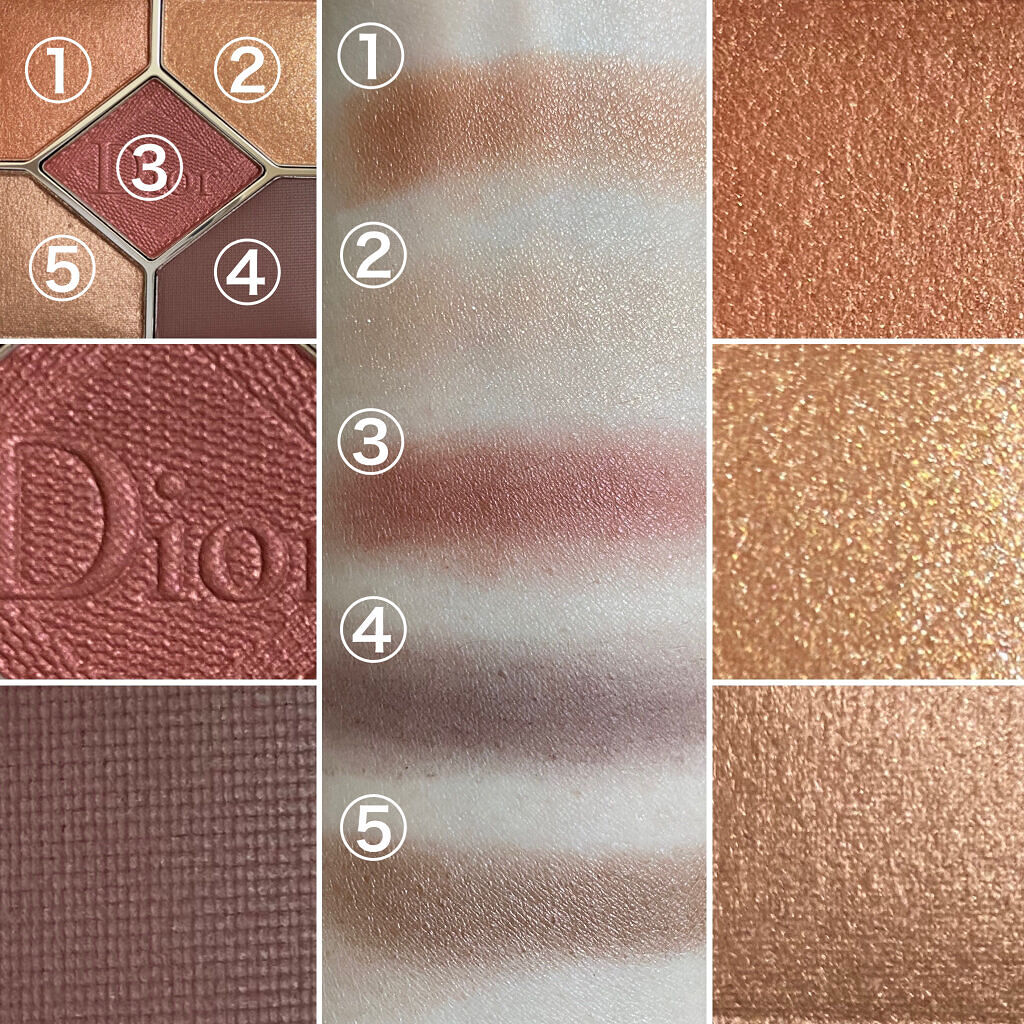 【旧】サンク クルール クチュール/Dior/アイシャドウパレットを使ったクチコミ（2枚目）