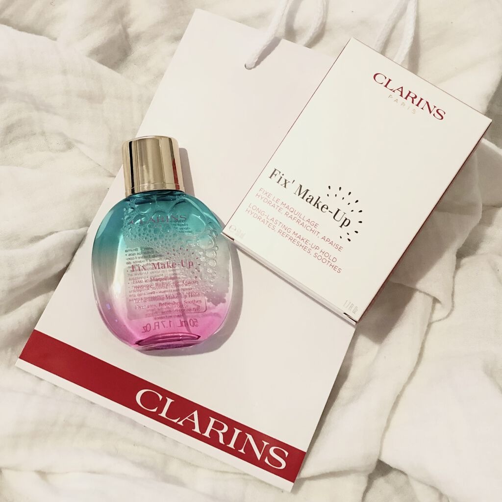 フィックス メイクアップ/CLARINS/ミスト状化粧水を使ったクチコミ（1枚目）