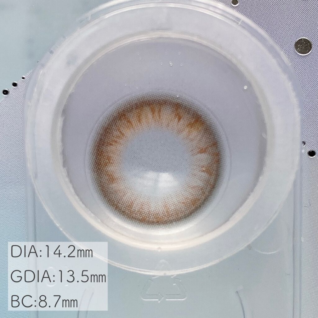 メランジェ シュエット ワンデー/melange+chouette/ワンデー(1DAY)カラコンを使ったクチコミ(2枚目)