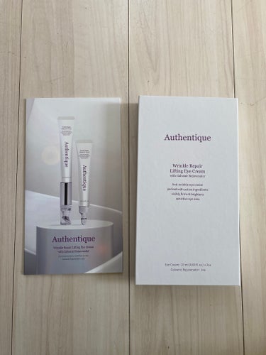 AUTHENTIC AUTHENTIC A.T.Q リンクル アイクリームのクチコミ「【使った商品】
AUTHENTIC A.T.Q リンクル アイクリーム

【手順】
1.クリー.....」（3枚目）