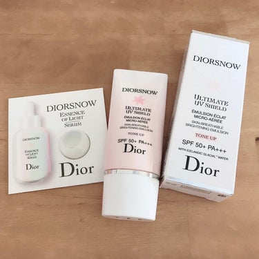 【旧】スノー UVシールド トーンアップ 50+/Dior/日焼け止め・UVケアを使ったクチコミ（1枚目）