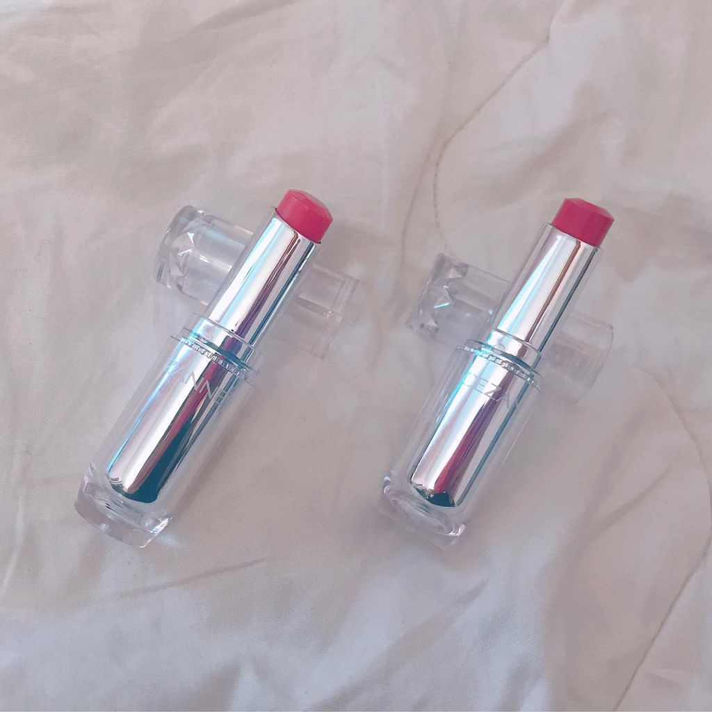 ラスティンググロスリップ/CEZANNE/口紅を使ったクチコミ（2枚目）