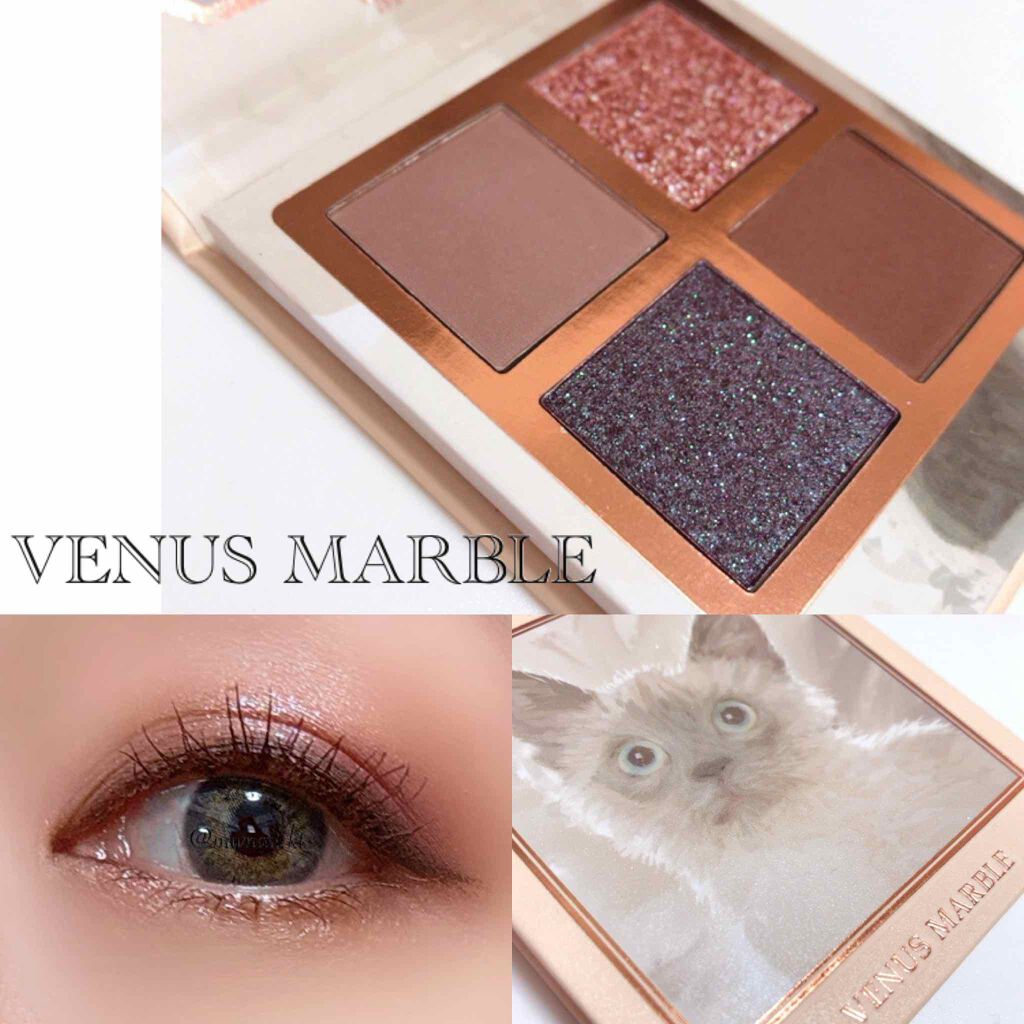 Venus Marble アイシャドウキャットシリーズ/Venus Marble/アイシャドウパレットを使ったクチコミ(1枚目)