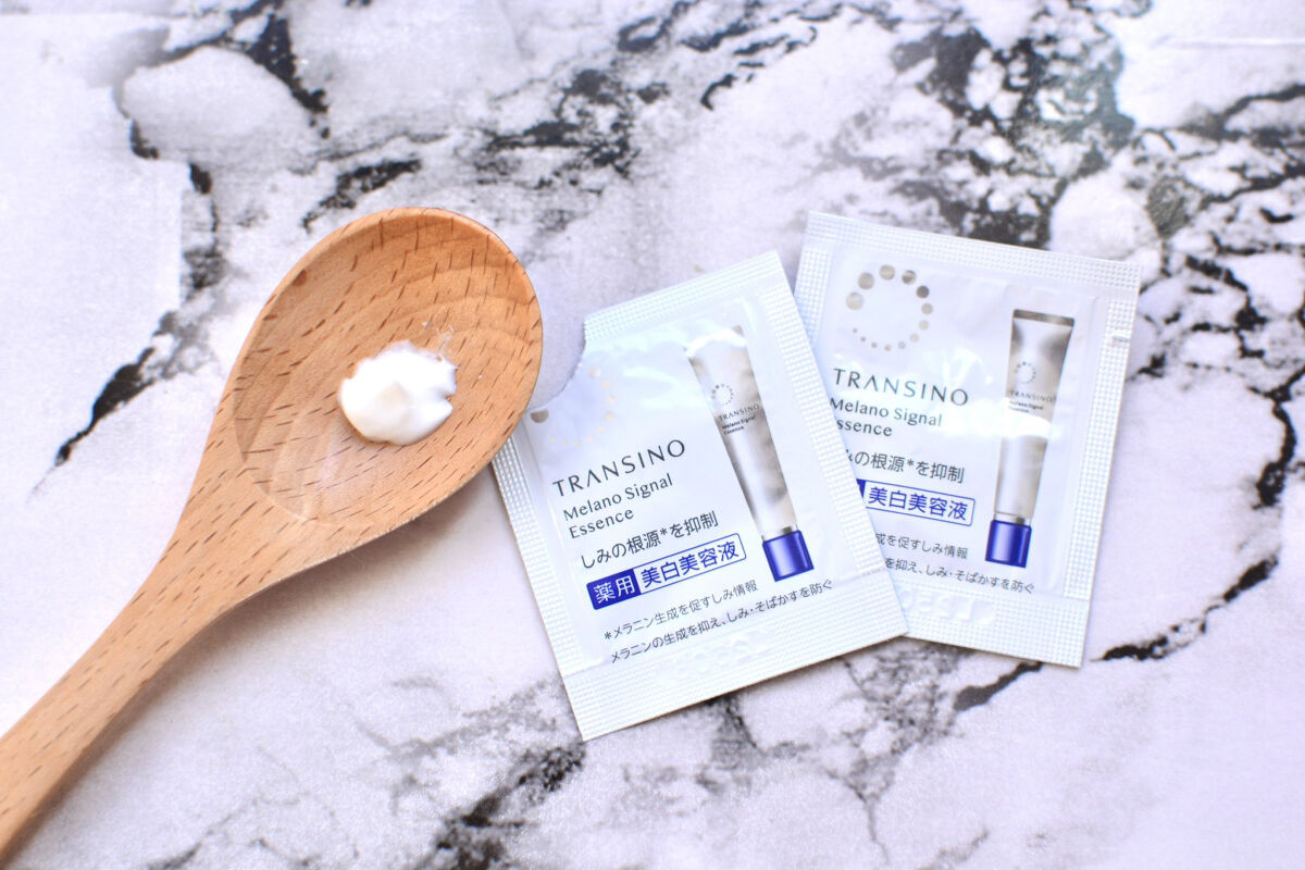 #シミの兆し逃さない体験 CPにて
トランシーノ薬用メラノシグナルエッセンス
サンプルをいただきました🌿🫧

トラネキサム酸が入ってる時点で
もう私の中で評価高い🥹🩷

クリームのようなテクスチャーで
伸ばしてみると白くならずサラサ