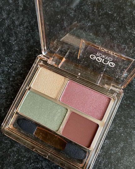 リラクシーアイシャドウ/GENE TOKYO/アイシャドウパレットを使ったクチコミ(4枚目)