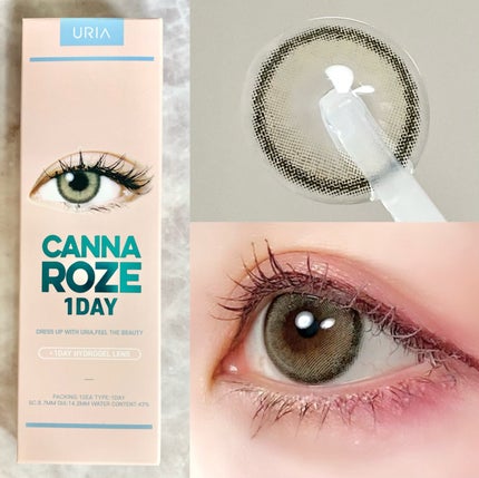 CANNA ROZE 1DAY/URIA i-DOL/ワンデー(1DAY)カラコンを使ったクチコミ(1枚目)