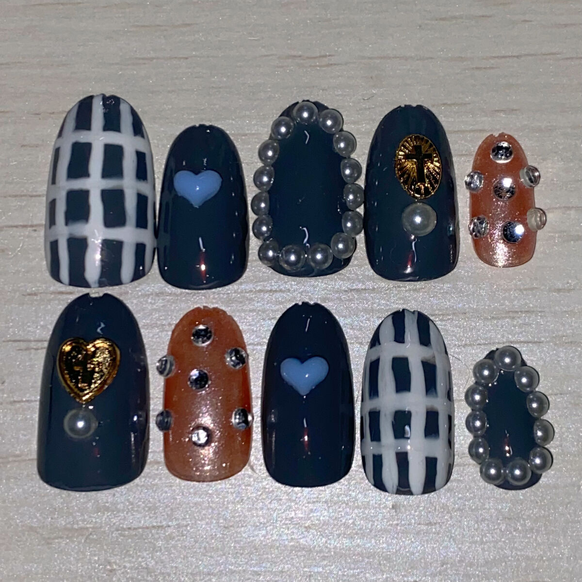 ネイルパーツ/セリア/ネイルチップ・パーツを使ったクチコミ（3枚目）