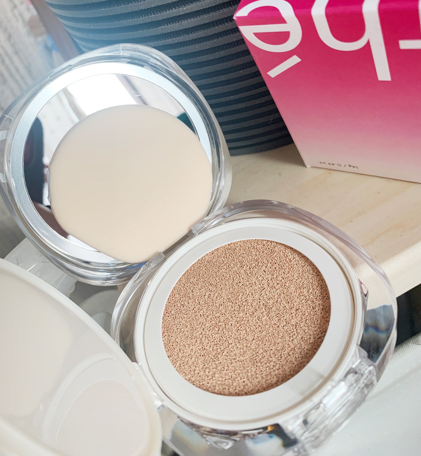 グレーズ ウォータリング クッション/athé/クッションファンデーションを使ったクチコミ(1枚目)