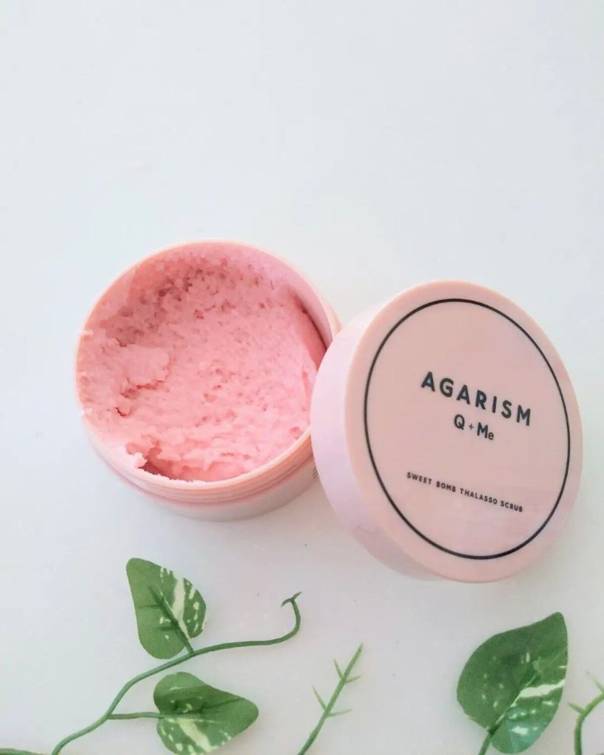 Q+Me スウィート ボム タラソ スクラブ/AGARISM/バストケア・ヒップケアを使ったクチコミ（2枚目）