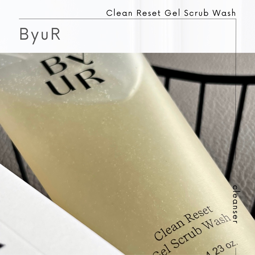 クリーンリセット ジェルスクラブウォッシュ/ByUR/その他洗顔料を使ったクチコミ（1枚目）