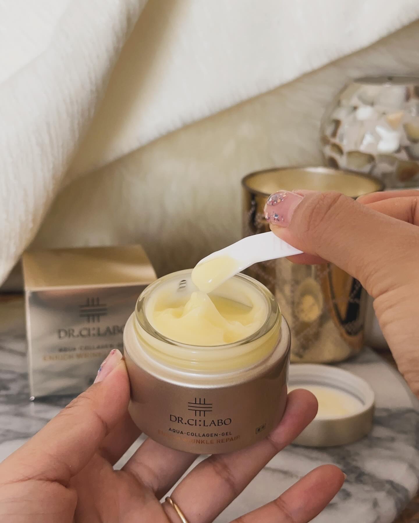 薬用アクアコラーゲンゲル エンリッチリンクルリペア/ドクターシーラボⓇ/フェイスクリームを使ったクチコミ（2枚目）