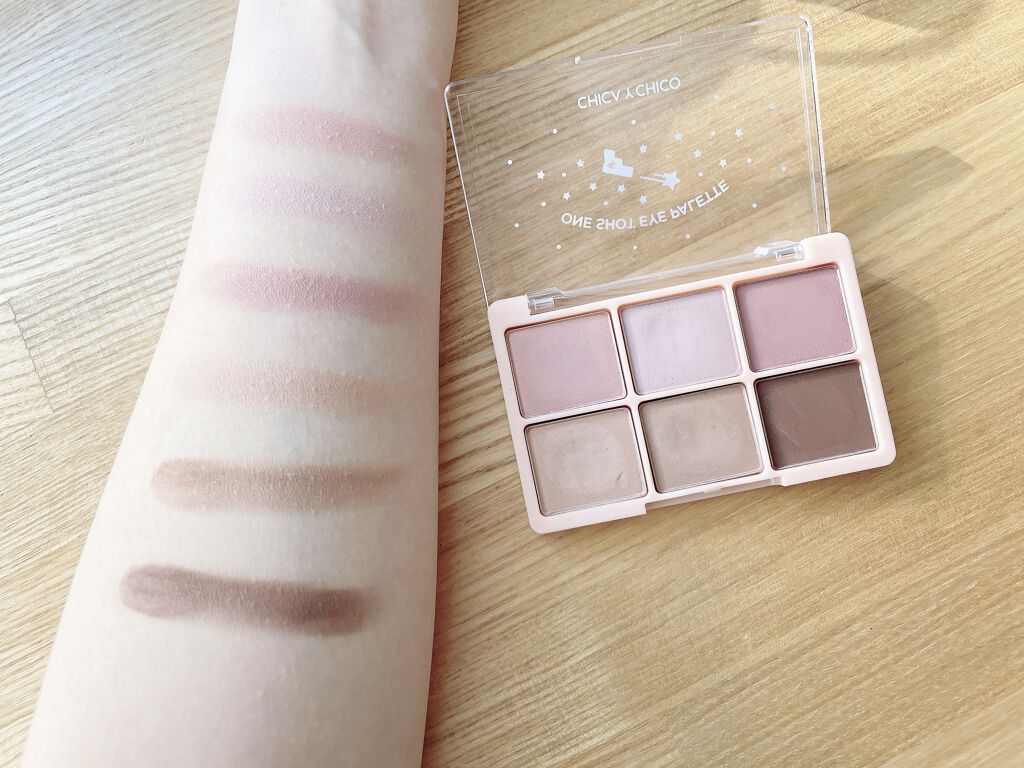 ワンショットアイパレット 07＃MELLOW SAND/CHICAY CHICO/アイシャドウパレットを使ったクチコミ（2枚目）