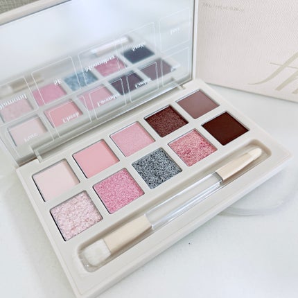 アイモーメント10色パレット 8g/THE FACE SHOP/アイシャドウパレットを使ったクチコミ(2枚目)