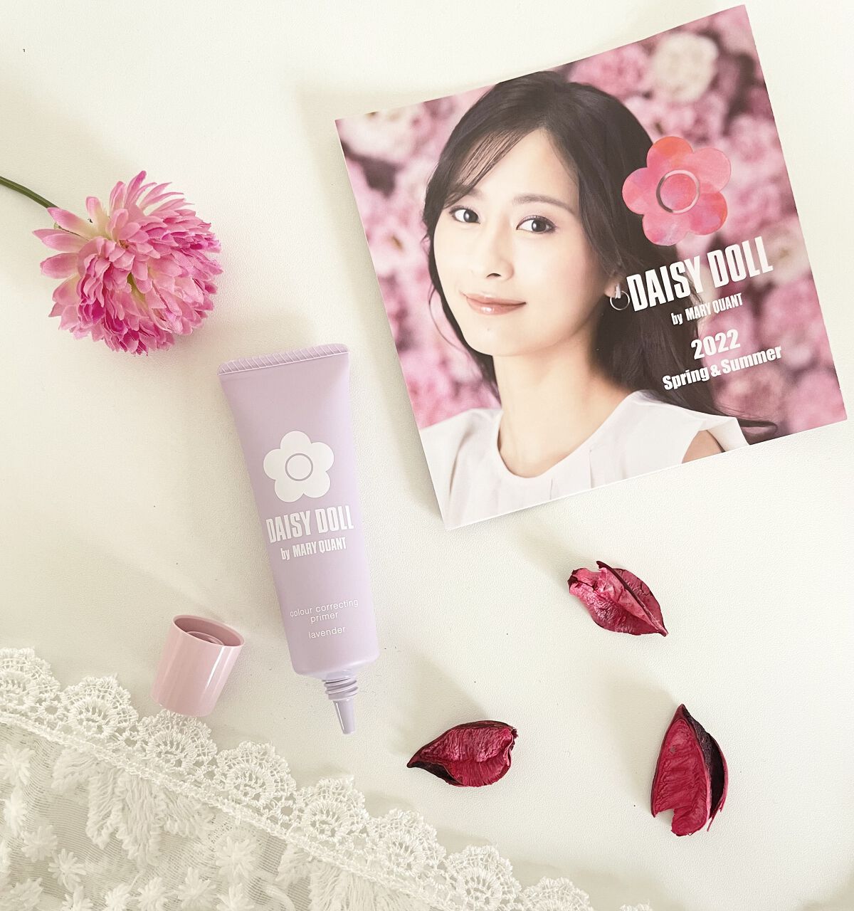 カラー コレクティング プライマー LV（ラベンダー）/DAISY DOLL by MARY QUANT/化粧下地を使ったクチコミ（1枚目）