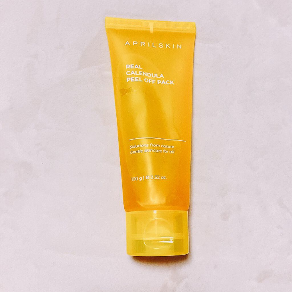 リアルカレンデュラピールオフパック/APRILSKIN/ピーリングを使ったクチコミ(2枚目)