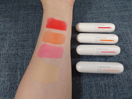 ビアミフィットリップ&チーク/CODENATURE/リップグロスを使ったクチコミ(8枚目)