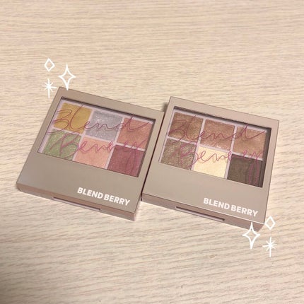 オーラクリエイション/BLEND BERRY/アイシャドウパレットを使ったクチコミ(1枚目)